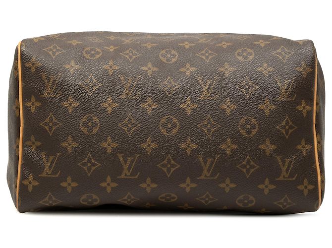 Borsa Boston Louis Vuitton Monogram Speedy 30 Marrone - vista 3