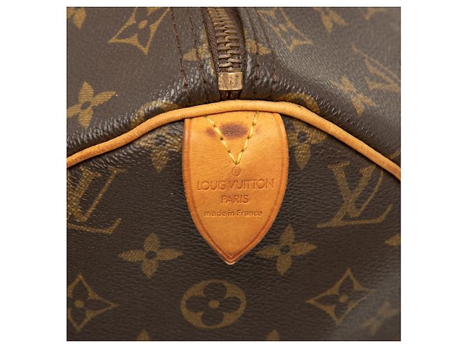 Borsa Boston Louis Vuitton Monogram Speedy 30 Marrone - vista 5