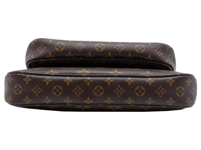 Borsa Satchel Louis Vuitton Monogram Multi Pochette Accessoires Marrone - vista 3
