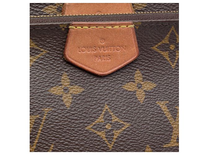 Borsa Satchel Louis Vuitton Monogram Multi Pochette Accessoires Marrone - vista 5