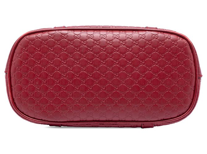 Borsa Dome Mini Microguccissima Gucci rossa Rosso - vista 3