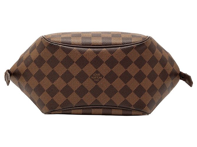 Borsa a mano Louis Vuitton Damier Ebene Belem PM Marrone - vista 3