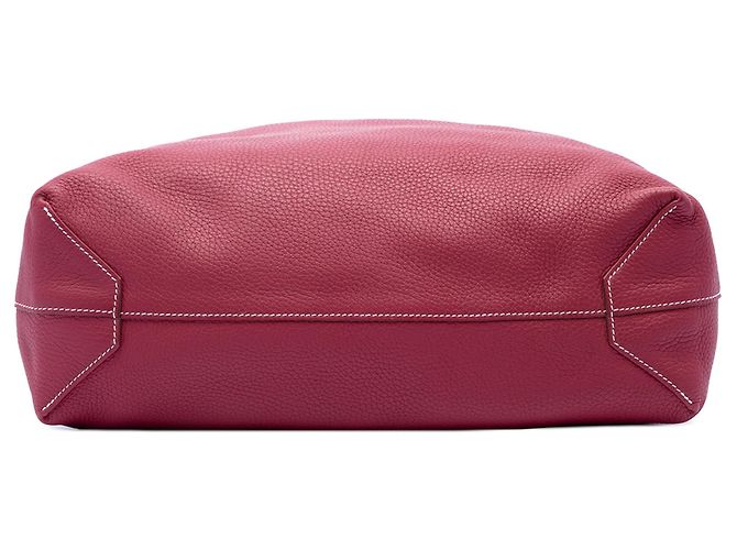 Borsa Tote Hermès Clemence Double Sens 36 Rossa Rosso - vista 3