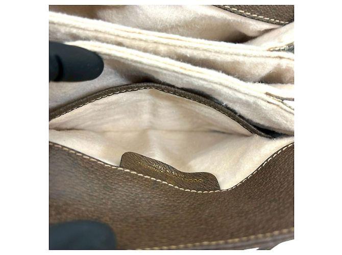 Borsa a tracolla Gucci GG Supreme Web marrone - vista 5
