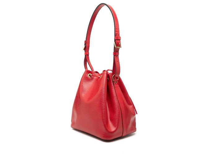 Borsa a secchiello Petit Noe Louis Vuitton Epi rossa Rosso - vista 2
