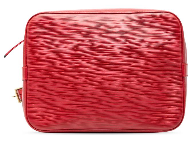 Borsa a secchiello Petit Noe Louis Vuitton Epi rossa Rosso - vista 3