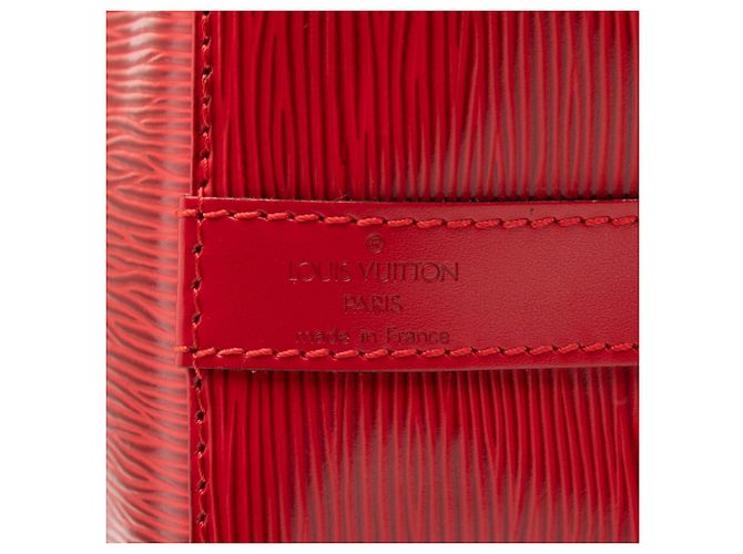 Borsa a secchiello Petit Noe Louis Vuitton Epi rossa Rosso - vista 5