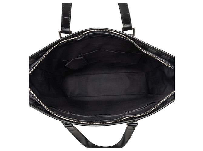 Borsa Satchel Louis Vuitton Damier Graphite Tadao Nera Nero - vista 4