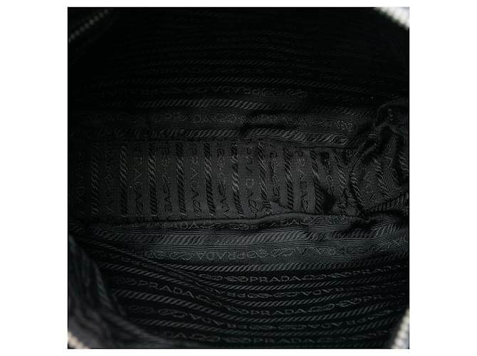 Borsa Tote Prada Tessuto Nera Nero - vista 4