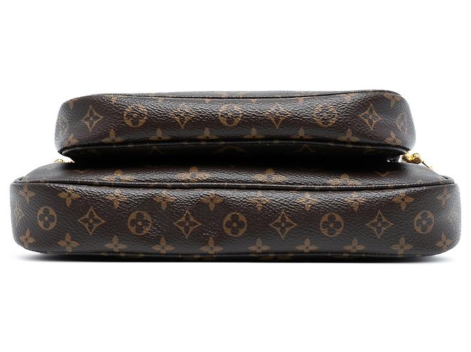 Borsa Louis Vuitton Monogram Multi Pochette Accessoires Marrone - vista 3