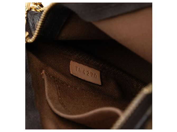 Borsa Louis Vuitton Monogram Multi Pochette Accessoires Marrone - vista 6