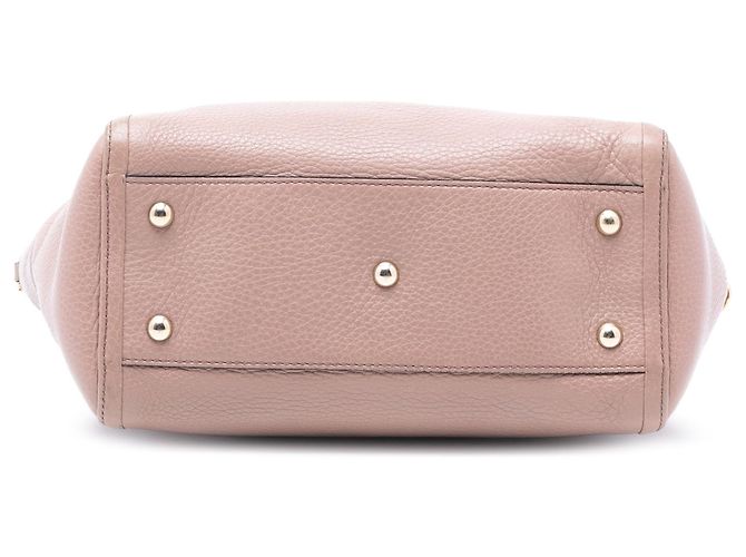 Borsa Soho Cellarius Small in pelle martellata rosa Gucci - vista 3