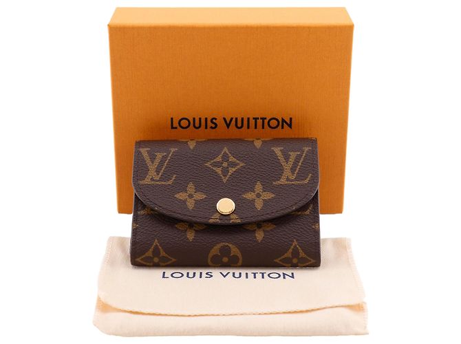 Monedero Louis Vuitton Monogram Rosalie Marrón Castaño - vista 11