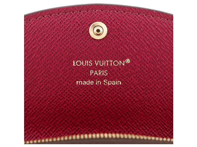 Monedero Louis Vuitton Monogram Rosalie Marrón Castaño - vista 6
