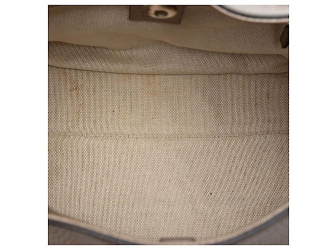 Borsa Tote Soho Gucci Medium in pelle di vitello metallizzata oro con catena D'oro - vista 4
