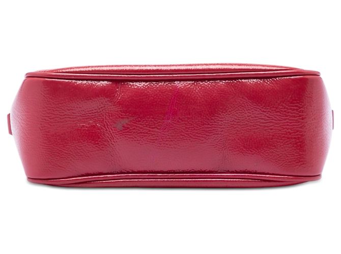 Borsa a tracolla Gucci Soho Disco in vernice rosa - vista 3