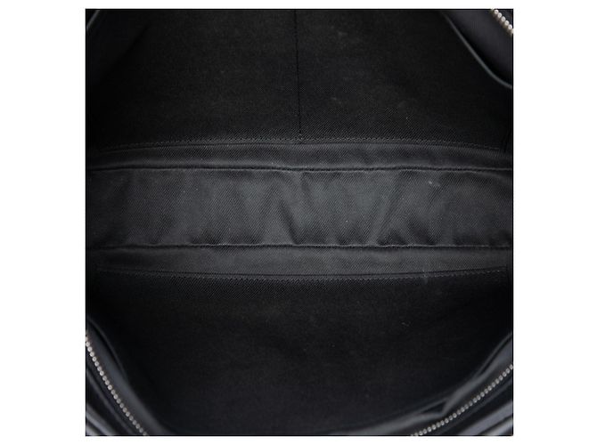 Borsa da Lavoro Louis Vuitton Taiga Striped Porte Documents Voyage PM Nera Nero - vista 4