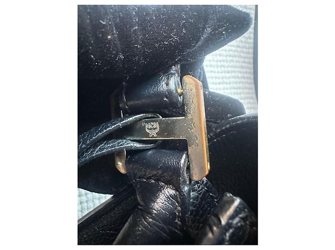 Borsa a tracolla Tracy in pelle nera MCM Nero - vista 6