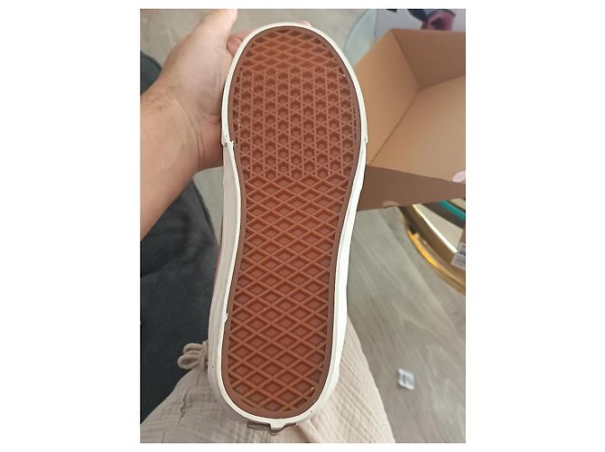 Vans Sneakers alte Sk8-Hi Vr3 Tie Dye Marrone Rosa Bianco - vista 5