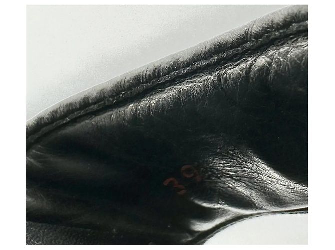 Mules con zeppa Prada eleganti realizzate in pelle liscia nera Nero - vista 14