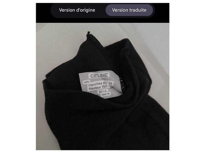 Céline Medias negras CELINE Negro - vista 7