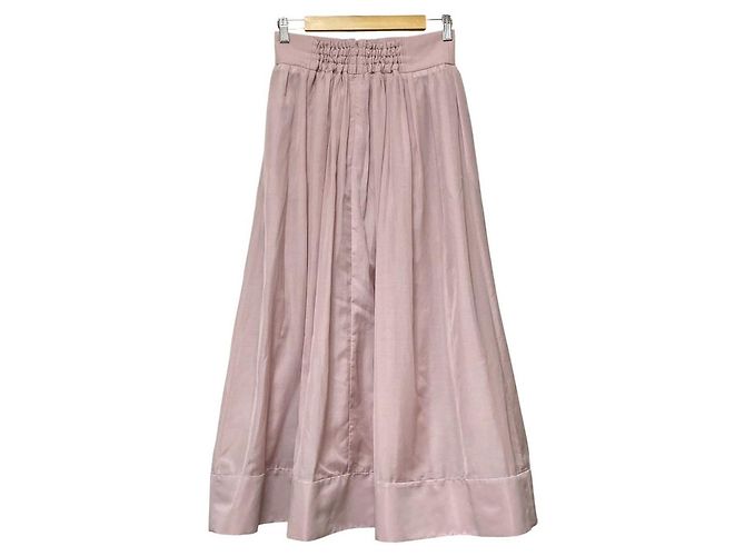 Autre Marque Falda fruncida Tiara Hem Tack Rosa - vista 2