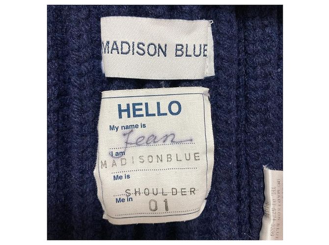 Autre Marque MADISONBLUE Strick-Snood Blau Marineblau - Ansicht 4