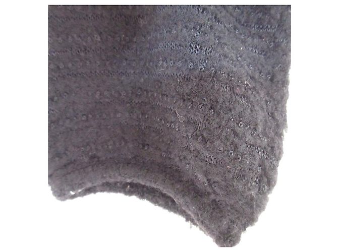 Autre Marque DAKS kurzer Strickcardigan Schwarz - Ansicht 5