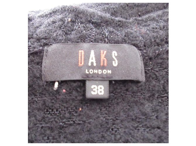 Autre Marque DAKS kurzer Strickcardigan Schwarz - Ansicht 7