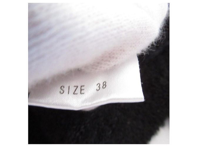 Autre Marque DAKS kurzer Strickcardigan Schwarz - Ansicht 8