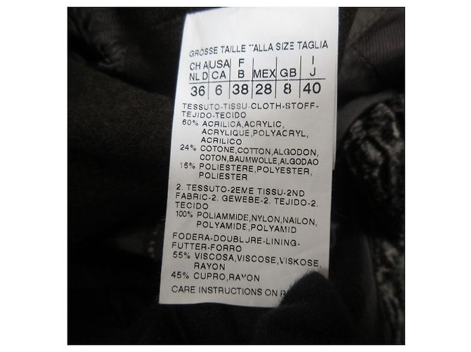 Abrigo de terciopelo y piel sintética Astrachan S Max Mara Castaño - vista 10