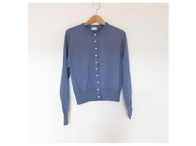 Autre Marque Conjunto de Cárdigan de Punto Kumikyoku Azul Azul marino - vista 5