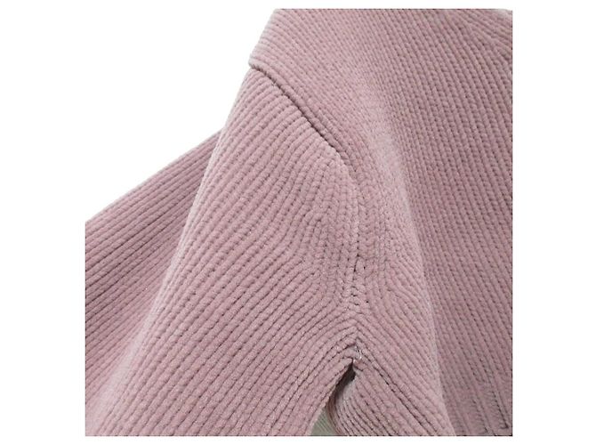 Autre Marque H Beauty&Youth Top de punto cropped Rosa Beige - vista 4