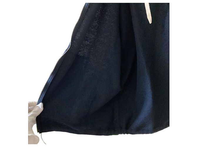 Autre Marque BLAMINK Kapuzenpullover aus Baumwolle mit Reißverschluss Blau - Ansicht 3