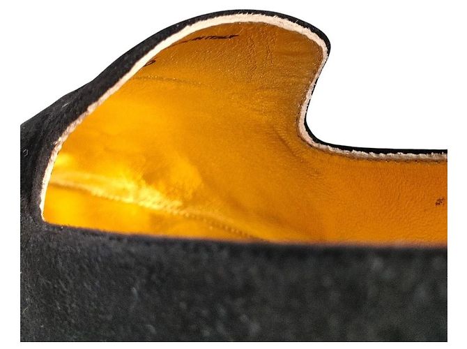 Scarpe basse espadrilles in camoscio Prada Nero - vista 11