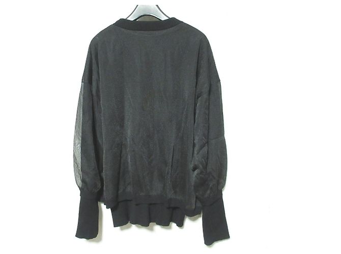 Autre Marque Top de punto transparente Diagram Grace Continental Negro - vista 2