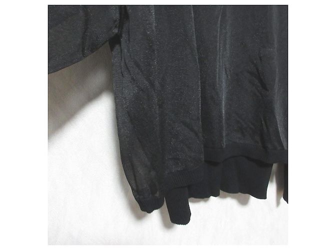 Autre Marque Top de punto transparente Diagram Grace Continental Negro - vista 4