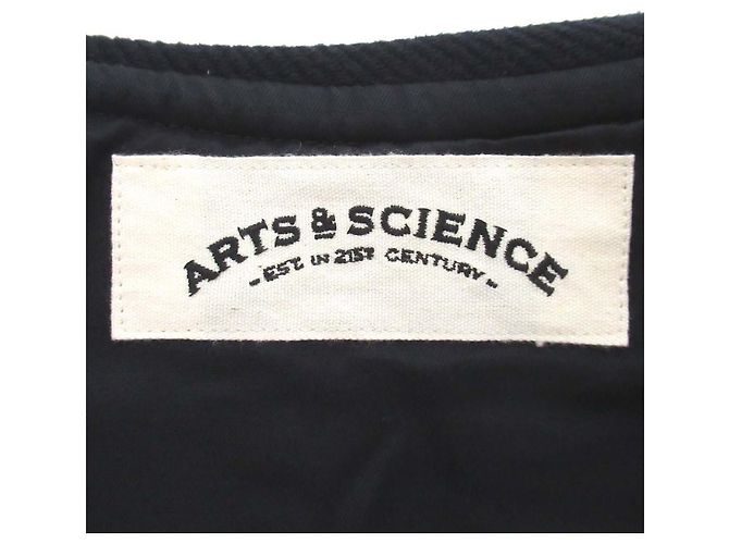 Autre Marque Casaco com capuz ARTS&SCIENCE Casaco de lã Azul Azul marinho - vista 9