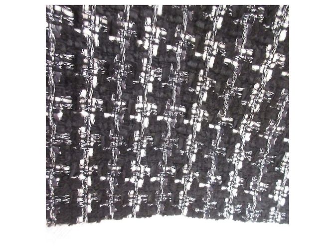 Autre Marque COEL Tweed Jumper Kleid Schwarz - Ansicht 5