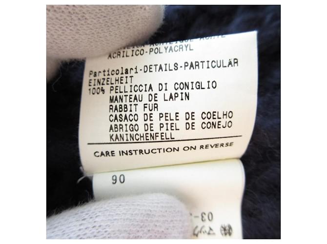 Autre Marque MAX&Co. Langer Schal mit Pompons Blau - Ansicht 6