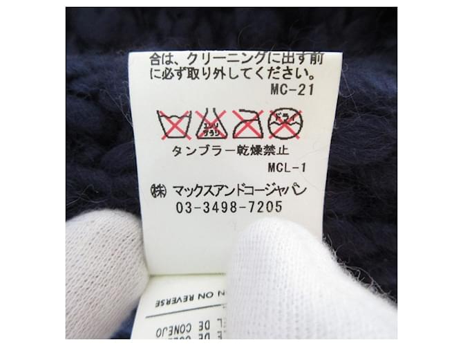 Autre Marque MAX&Co. Langer Schal mit Pompons Blau - Ansicht 7