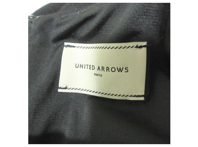 Autre Marque United Arrows Wollkleid Schwarz - Ansicht 3