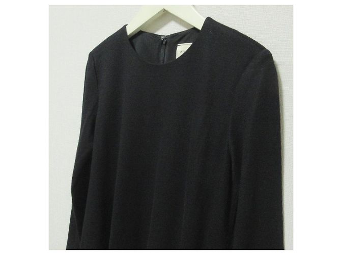 Autre Marque United Arrows Wollkleid Schwarz - Ansicht 4