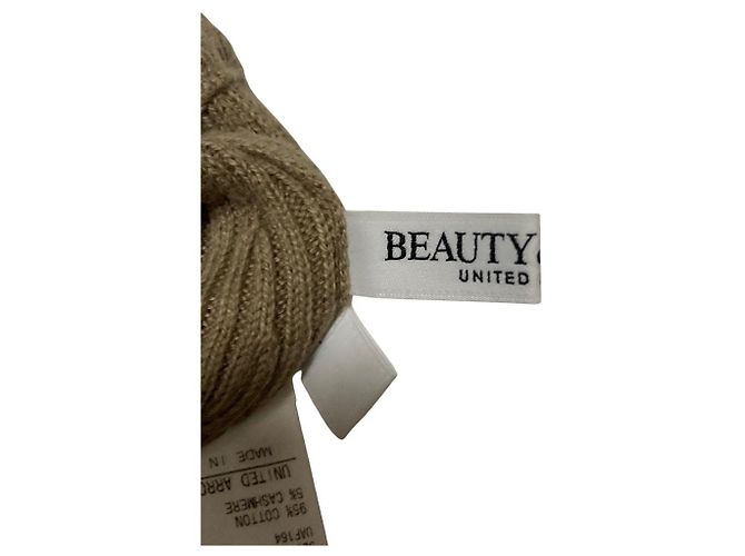 Autre Marque Falda de punto de mezcla de cachemira BEAUTY&YOUTH Castaño - vista 5