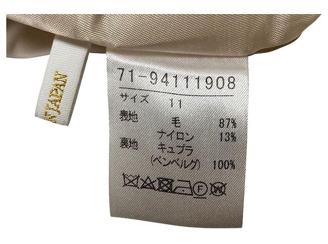 Autre Marque Abrigo largo sin cuello INED Beige - vista 4
