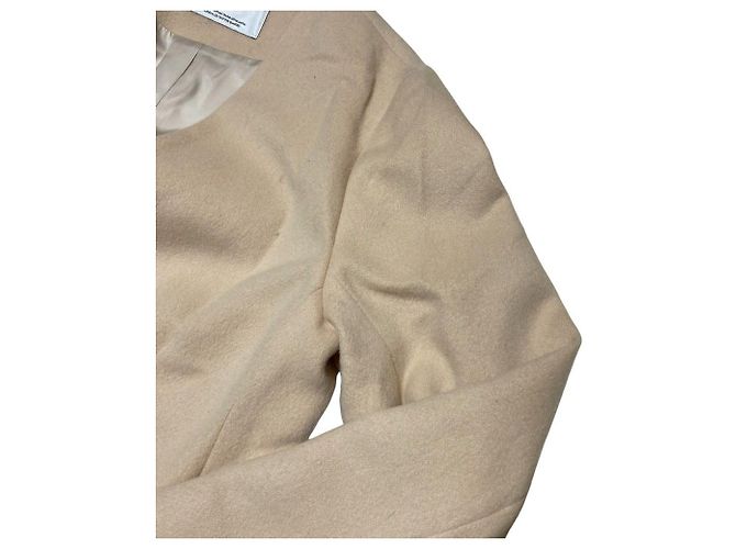 Autre Marque Abrigo largo sin cuello INED Beige - vista 8