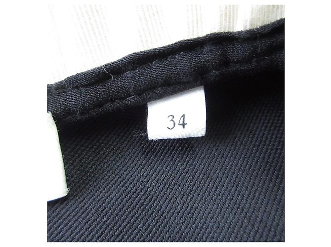 Autre Marque Sandro Kleid mit gerafftem Kragen Schwarz - Ansicht 7