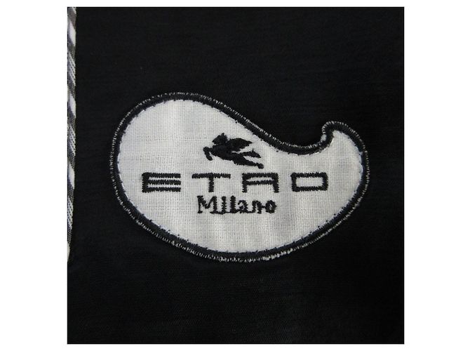 Autre Marque Chaqueta entallada de lino Etro Negro - vista 5