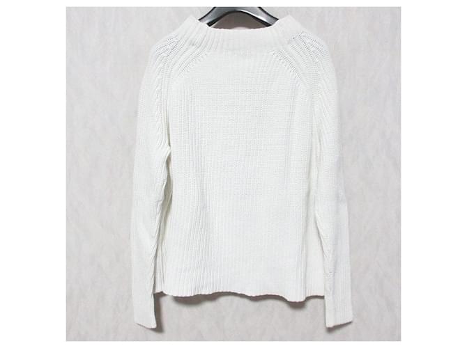 Autre Marque DEMYLEE Strickpullover aus Baumwolle Weiß - Ansicht 2