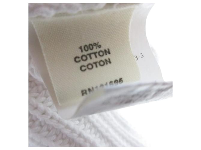Autre Marque DEMYLEE Strickpullover aus Baumwolle Weiß - Ansicht 5